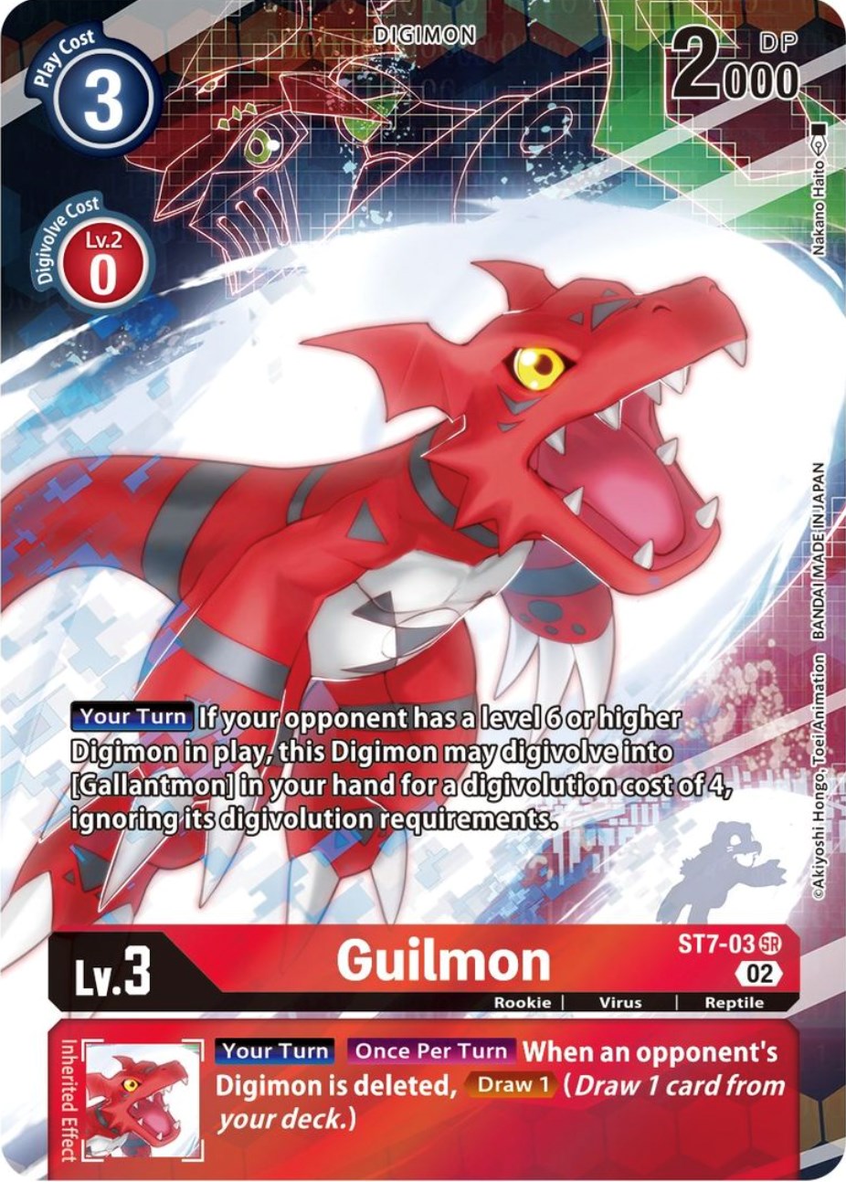 Guilmon [ST7-03] (Alternate Art) [Starter Deck: Beelzemon Advanced Deck Set] | Devastation Store