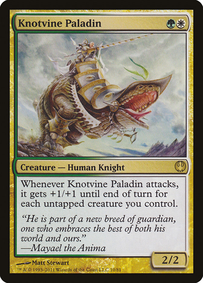 Knotvine Paladin [Duel Decks: Knights vs. Dragons] - Devastation Store | Devastation Store