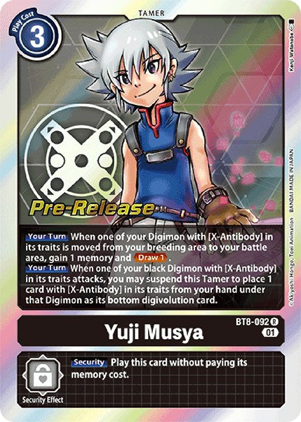 Yuji Musya [BT8-092] [New Awakening Pre-Release Cards] | Devastation Store