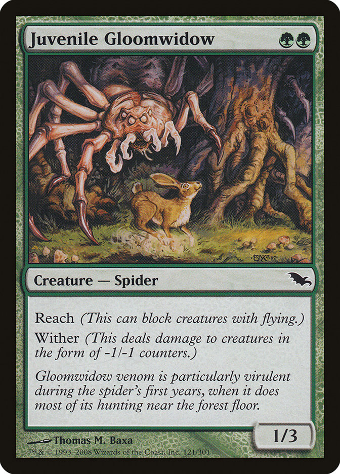 Juvenile Gloomwidow [Shadowmoor] | Devastation Store