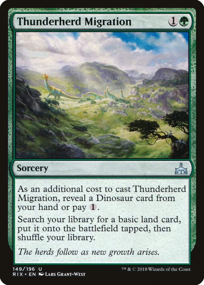 Thunderherd Migration [Rivals of Ixalan] | Devastation Store