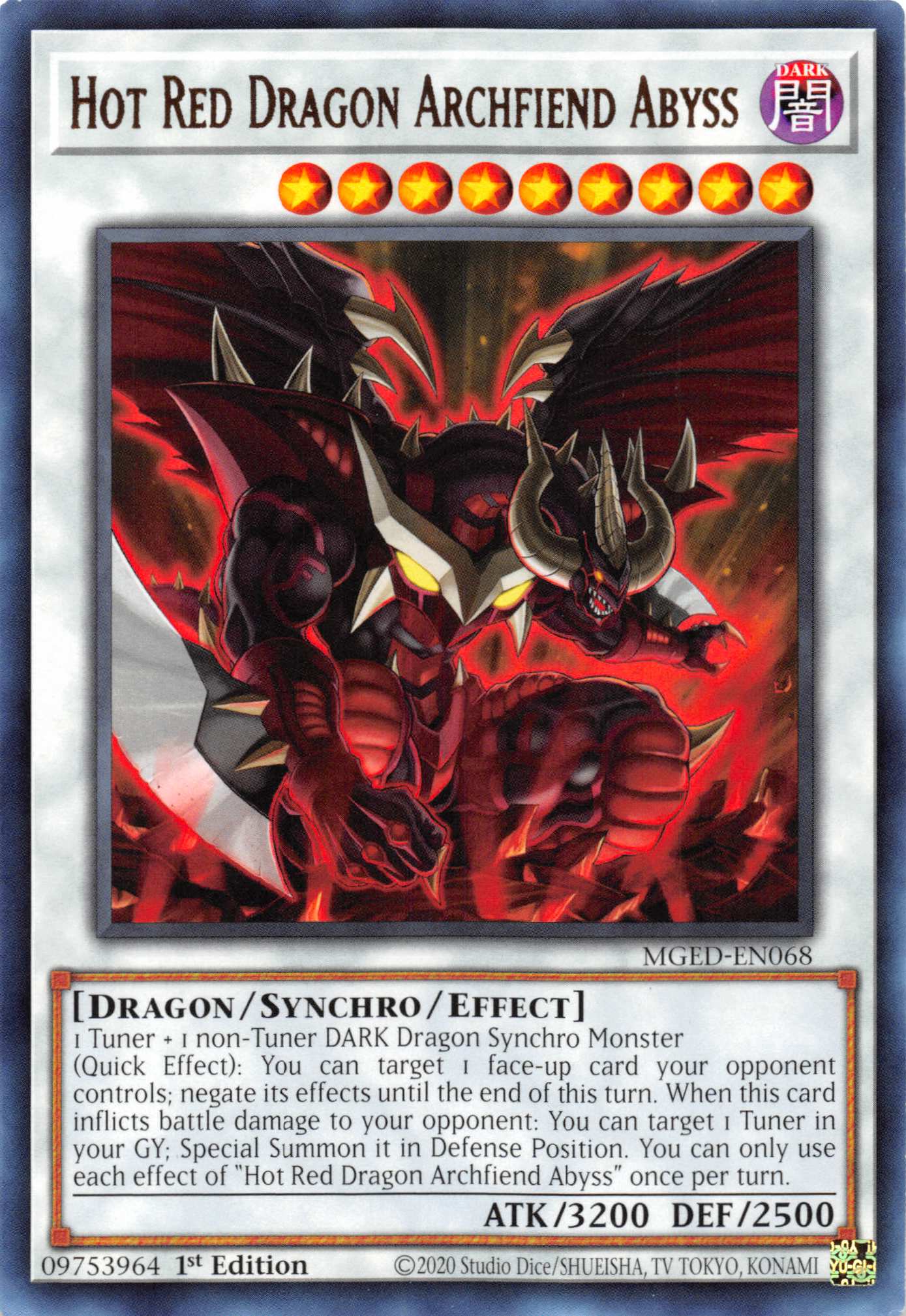 Hot Red Dragon Archfiend Abyss [MGED-EN068] Rare | Devastation Store