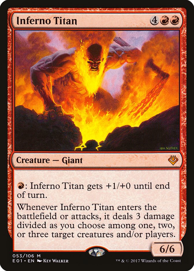 Inferno Titan [Archenemy: Nicol Bolas] - Devastation Store | Devastation Store