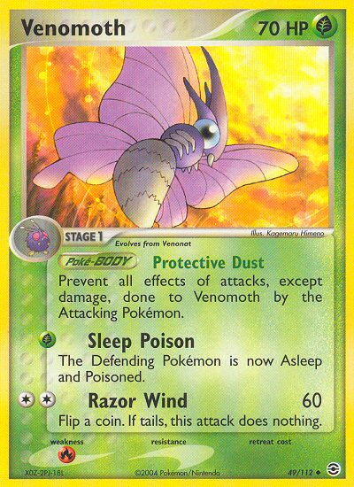 Venomoth (49/112) [EX: FireRed & LeafGreen] | Devastation Store