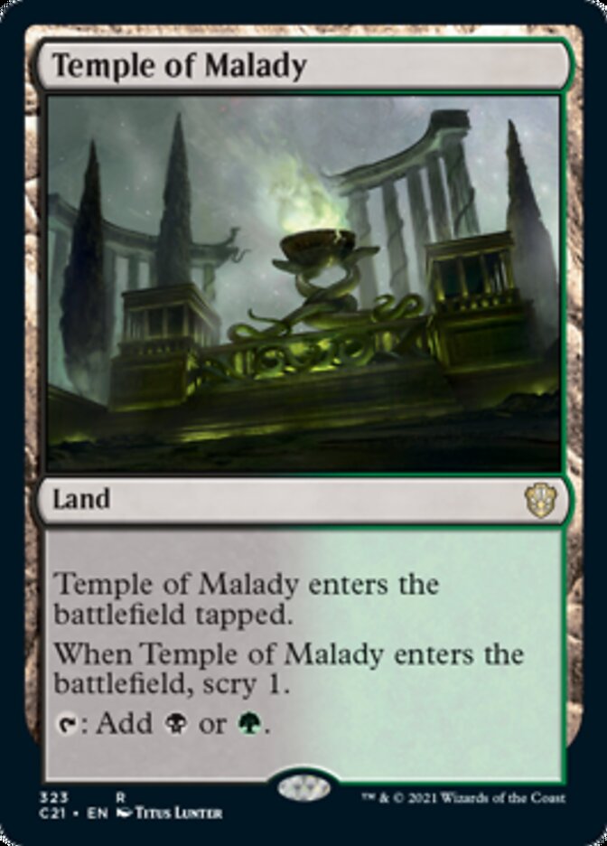 Temple of Malady [Commander 2021] | Devastation Store