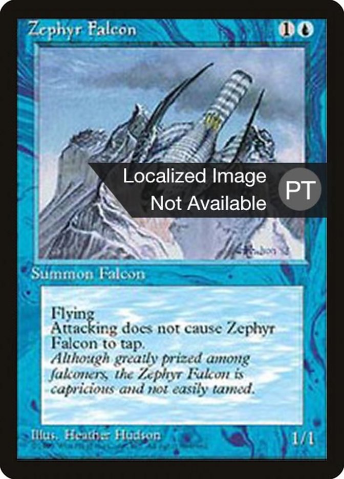 Zephyr Falcon [Fourth Edition (Foreign Black Border)] | Devastation Store