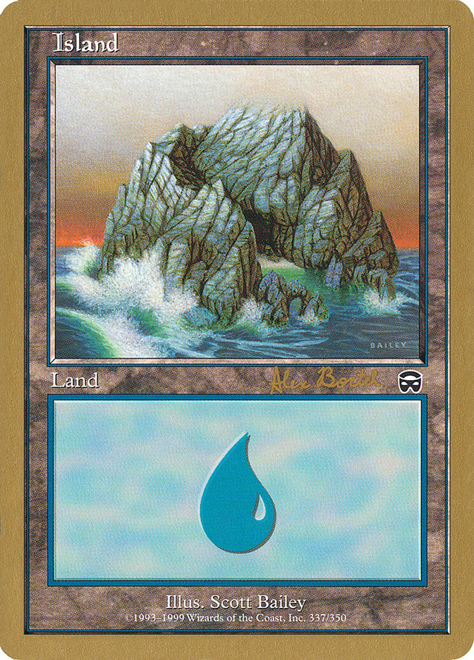 Island (ab337a) (Alex Borteh) [World Championship Decks 2001] | Devastation Store