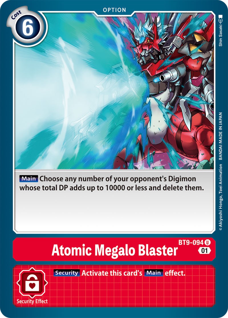Atomic Megalo Blaster [BT9-094] [X Record] | Devastation Store