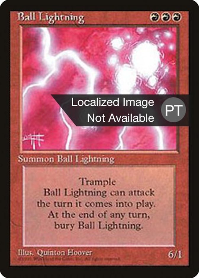 Ball Lightning [Fourth Edition (Foreign Black Border)] | Devastation Store