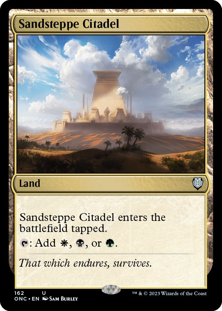 Sandsteppe Citadel [Phyrexia: All Will Be One Commander] | Devastation Store