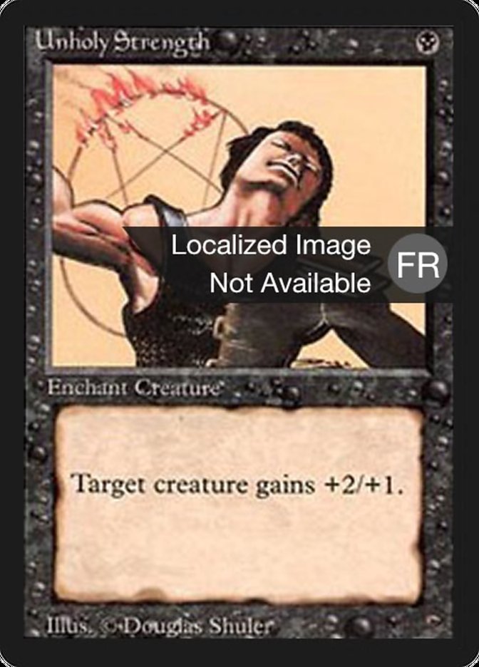 Unholy Strength [Foreign Black Border] | Devastation Store