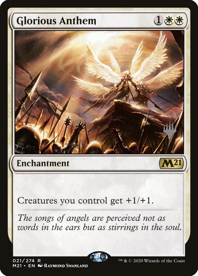 Glorious Anthem (Promo Pack) [Core Set 2021 Promos] | Devastation Store