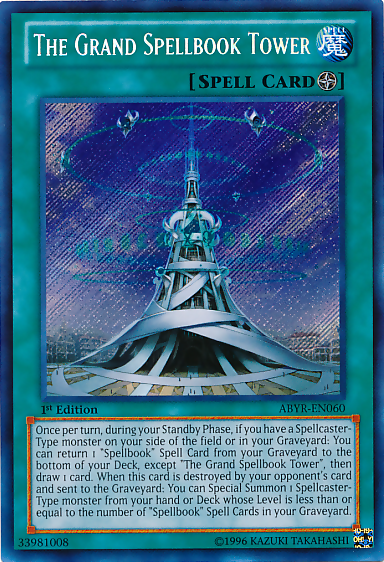 The Grand Spellbook Tower [ABYR-EN060] Secret Rare | Devastation Store