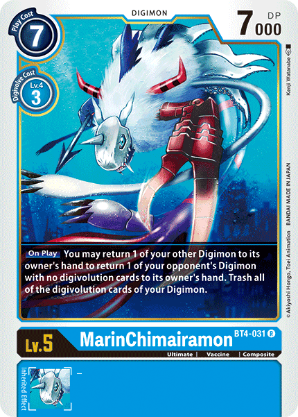 MarinChimairamon [BT4-031] [Great Legend] | Devastation Store