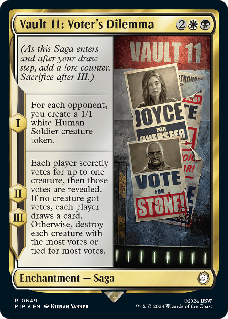 Vault 11: Voter's Dilemna (Surge Foil) [Fallout] | Devastation Store