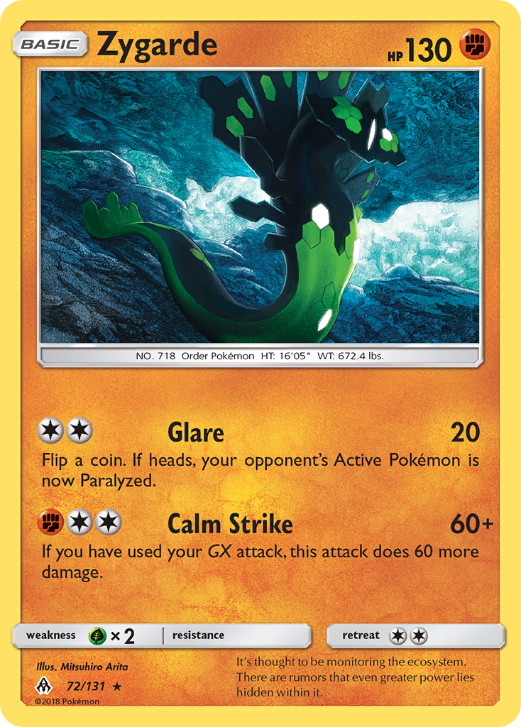 Zygarde (72/131) [Sun & Moon: Forbidden Light] | Devastation Store