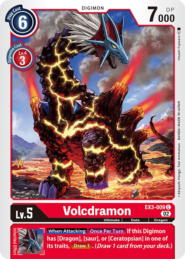 Volcdramon [EX3-009] [Draconic Roar] | Devastation Store