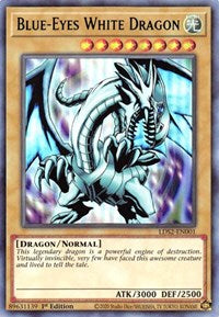 Blue-Eyes White Dragon (Green) [LDS2-EN001] Ultra Rare | Devastation Store