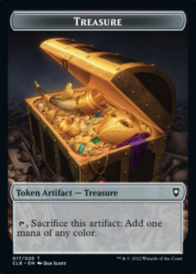 Treasure Token [Commander Legends: Battle for Baldur's Gate Tokens] | Devastation Store