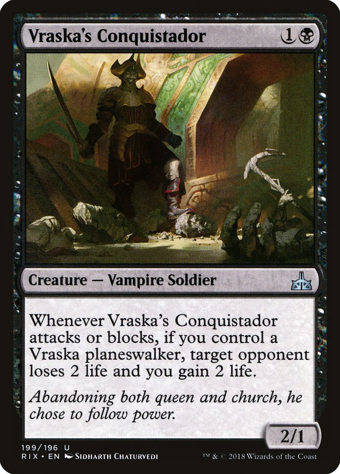 Vraska's Conquistador [Rivals of Ixalan] - Devastation Store | Devastation Store