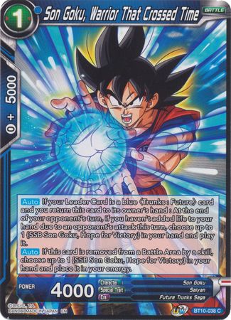 Son Goku, Warrior That Crossed Time [BT10-038] | Devastation Store