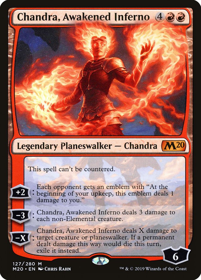 Chandra, Awakened Inferno [Core Set 2020] | Devastation Store