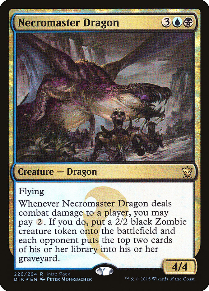 Necromaster Dragon (Intro Pack) [Dragons of Tarkir Promos] - Devastation Store | Devastation Store