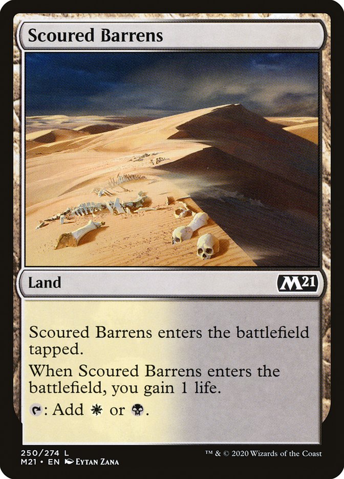 Scoured Barrens [Core Set 2021] | Devastation Store
