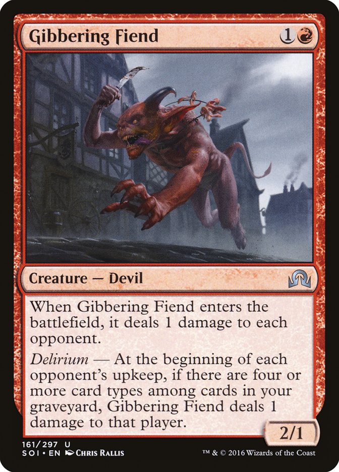 Gibbering Fiend [Shadows over Innistrad] - Devastation Store | Devastation Store