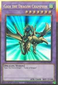 Gaia the Dragon Champion [MAGO-EN025] Gold Rare | Devastation Store