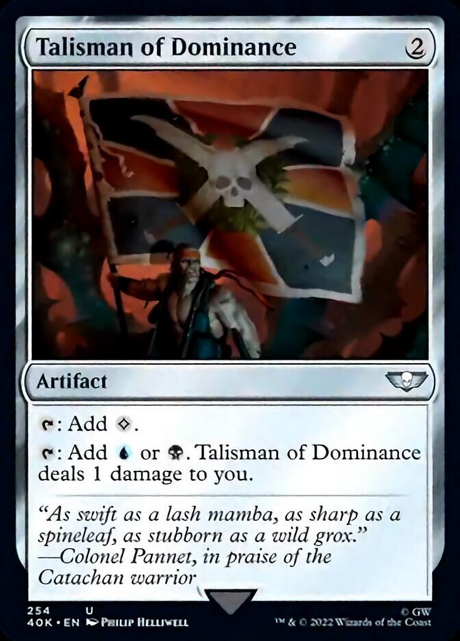 Talisman of Dominance (254) (Surge Foil) [Universes Beyond: Warhammer 40,000] | Devastation Store