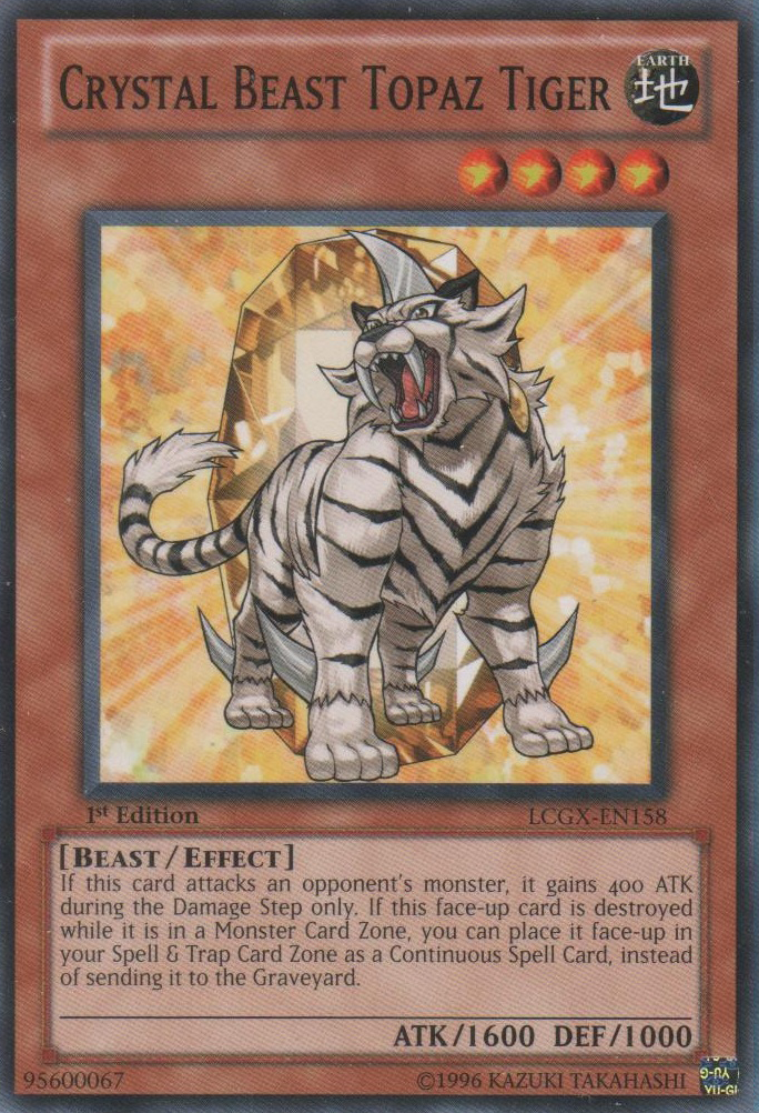 Crystal Beast Topaz Tiger [LCGX-EN158] Common | Devastation Store
