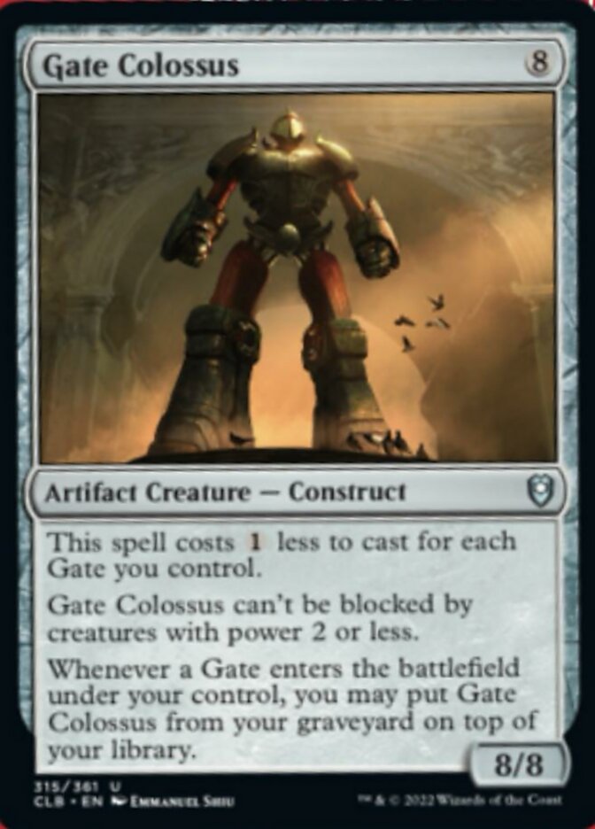 Gate Colossus [Commander Legends: Battle for Baldur's Gate] | Devastation Store