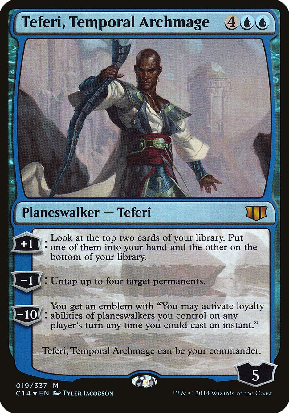 Teferi, Temporal Archmage (Oversized) [Commander 2014 Oversized] | Devastation Store