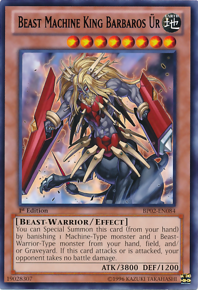 Beast Machine King Barbaros Ur [BP02-EN084] Rare | Devastation Store