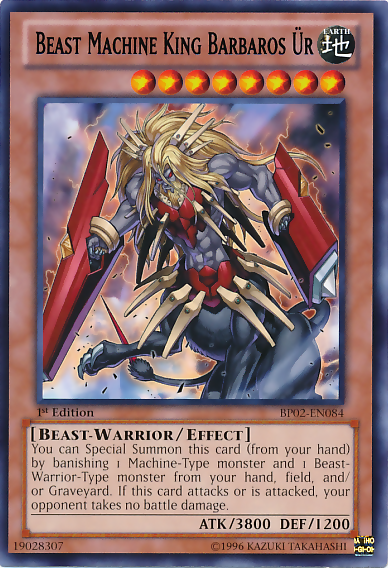 Beast Machine King Barbaros Ur [BP02-EN084] Mosaic Rare | Devastation Store