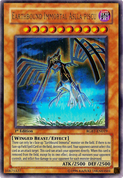unkillable yugioh cards YU-GI-OH! - Roar of The Earthbound Immortal - LED5-EN057 - Common - 1st Edition This card can attack your opponent directly Ultimate Earthbound Immortal | Yu-Gi-Oh