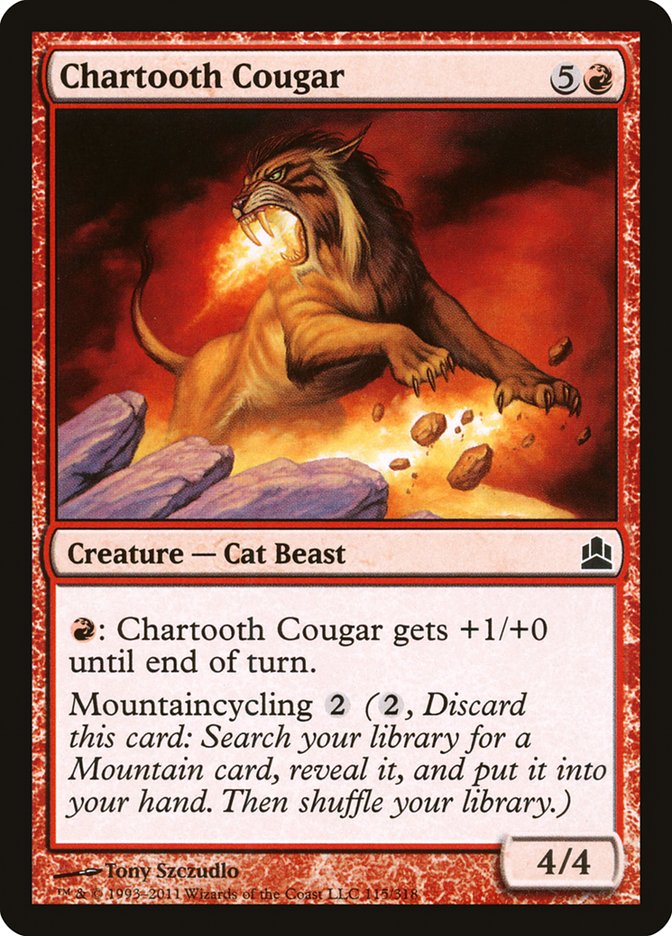 Chartooth Cougar [Commander 2011] - Devastation Store | Devastation Store