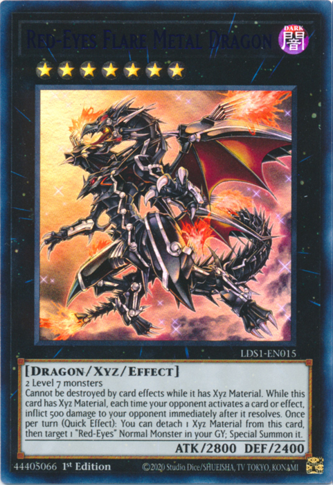 Red-Eyes Flare Metal Dragon (Blue) [LDS1-EN015] Ultra Rare | Devastation Store