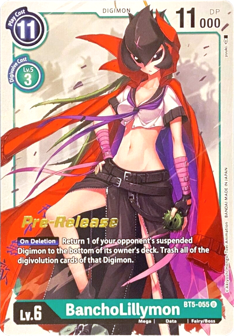 BanchoLillymon [BT5-055] [Battle of Omni Pre-Release Promos] | Devastation Store