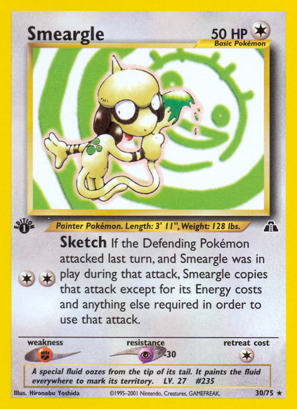Smeargle (30/75) [Neo Discovery 1st Edition] | Devastation Store