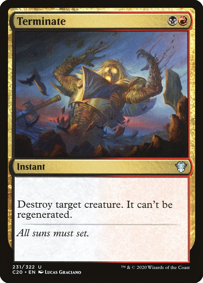 Terminate [Commander 2020] | Devastation Store