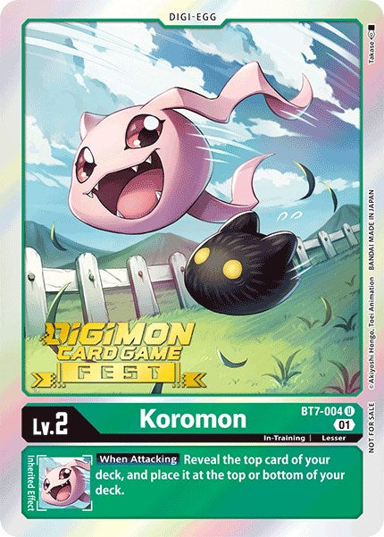 Koromon [BT7-004] (Digimon Card Game Fest 2022) [Next Adventure Promos] | Devastation Store