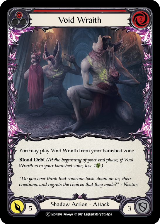 Void Wraith (Red) [U-MON209] Unlimited Edition Normal | Devastation Store