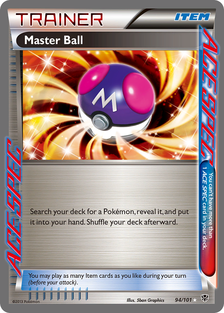 Master Ball (94/101) [Black & White: Plasma Blast] | Devastation Store