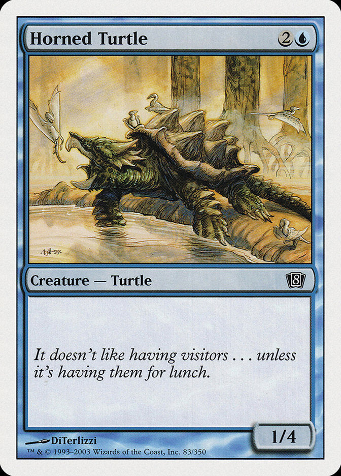 Horned Turtle [Eighth Edition] | Devastation Store