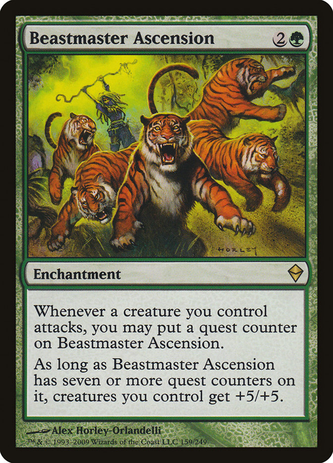 Beastmaster Ascension [Zendikar] - Devastation Store | Devastation Store