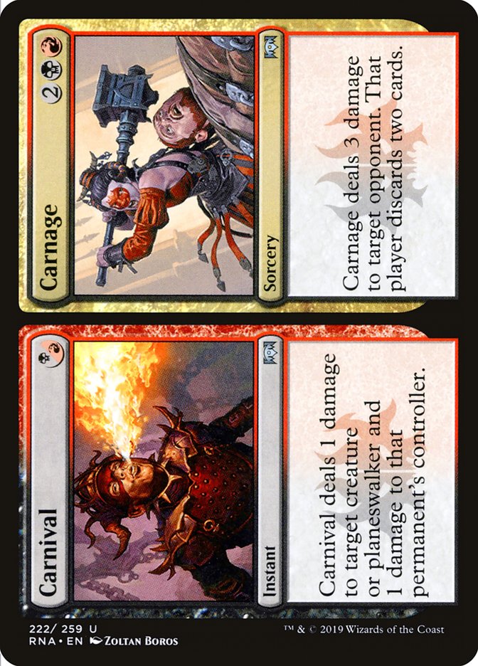 Carnival // Carnage [Ravnica Allegiance] | Devastation Store