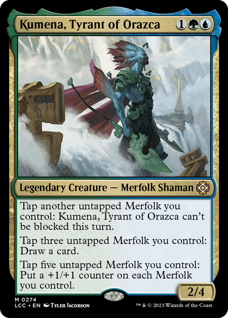 Kumena, Tyrant of Orazca [The Lost Caverns of Ixalan Commander] | Devastation Store