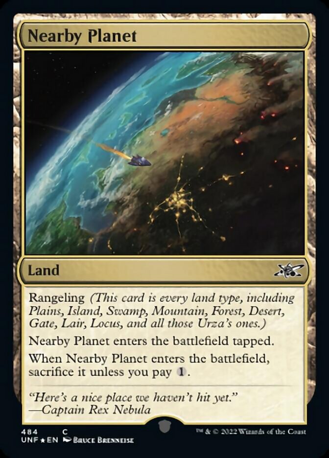 Nearby Planet (Galaxy Foil) [Unfinity] | Devastation Store